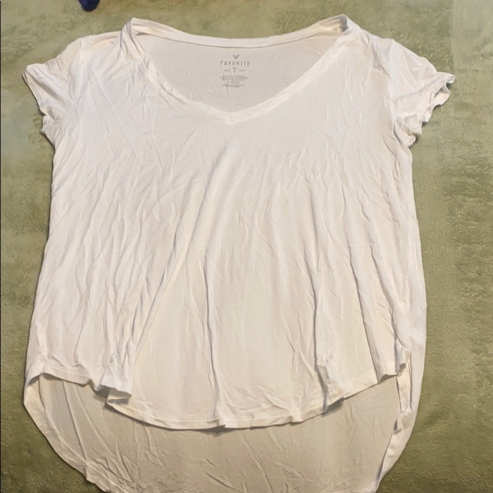 white american eagle tee shirt